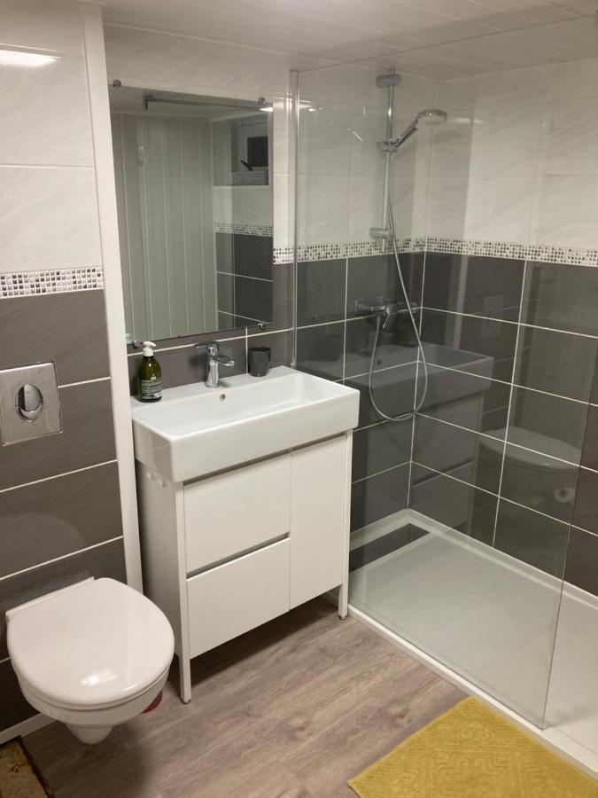 Appartement En Rez-De-Chaussee De Maison Montanay Exterior foto